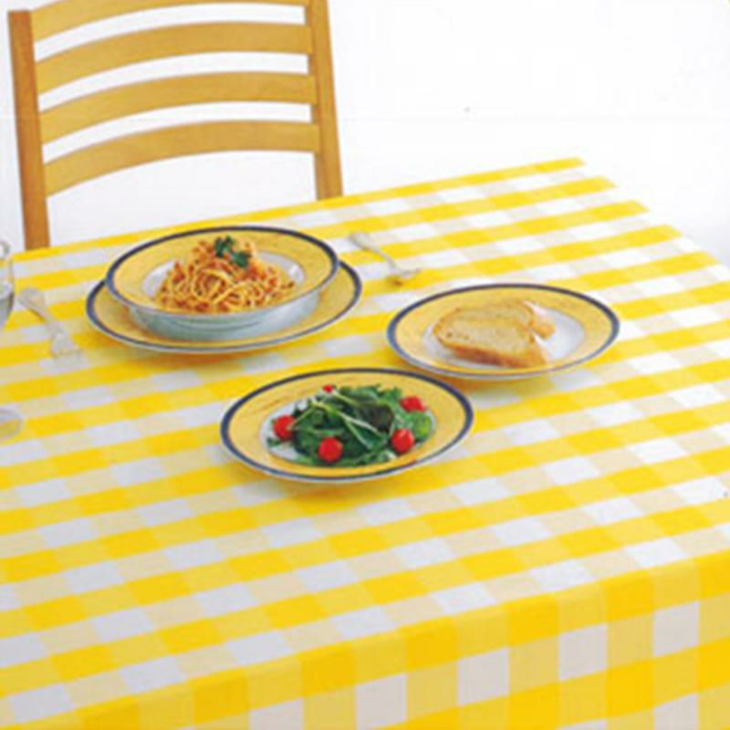 チェック柄クロスK176（青チェック）　100*100