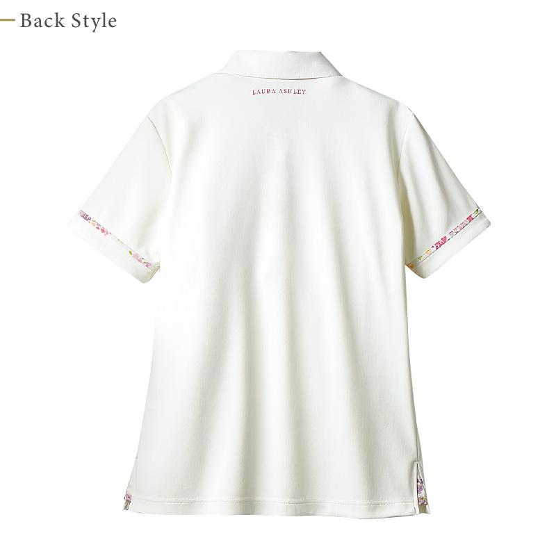 ニットシャツ（半袖） 女性 S-3L[LW203-12/住商モンブラン×ローラアシュレイ]