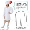 給食白衣-前ボタンA型 【抗菌シリーズ】 PE111