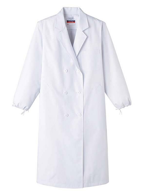 ドクターコート　女性専用にデザインされたダブル型【サンペックス】