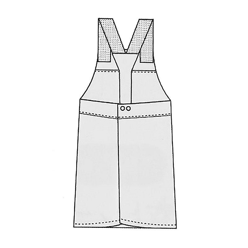 介護 エコエプロン[児島/5774]チェック/防汚/撥水撥油