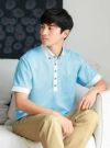 介護 半袖ポロシャツ[カーシー/HM2679]男女兼用/吸汗速乾/ストレッチ/防透