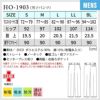 男子パンツ ストレート ノータック 医療[HO1903/ナガイレーベン]（S-BL）