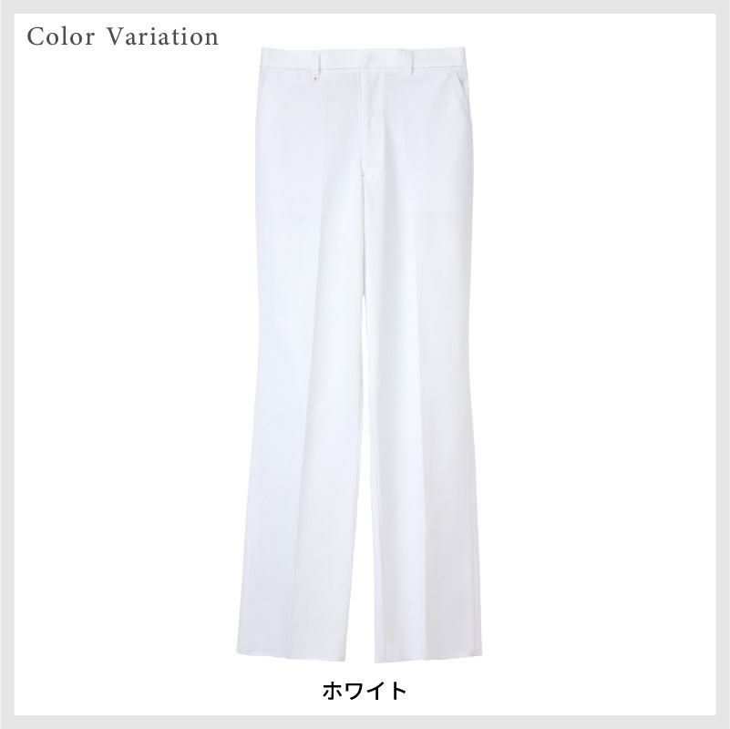 男子パンツ ストレート ノータック 医療[USA90/ナガイレーベン]（S-BL）