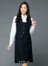 事務服 タイトスカート[チクマ/UF3516]無地/ストレッチ/防シワ