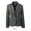 事務服 美形/ジャケット[神馬本店/SA320J]無地/ストレッチ/毛玉防止