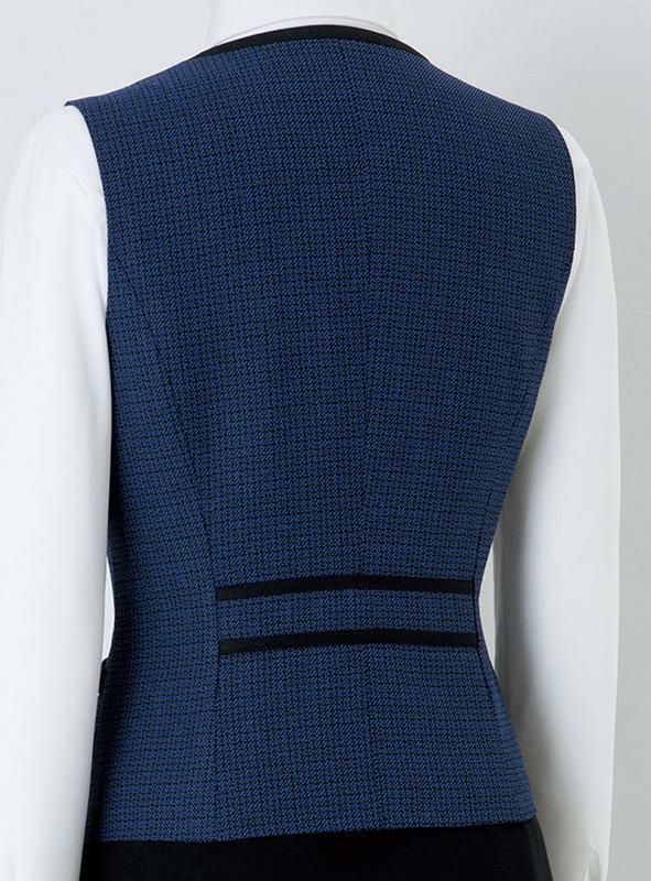 事務服 ベスト[アンジョア/11730]ツイード