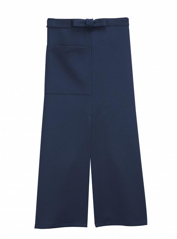 飲食 ロングソムリエエプロン [ボンマックス/FK7117] スリット入り/制電/男女兼用