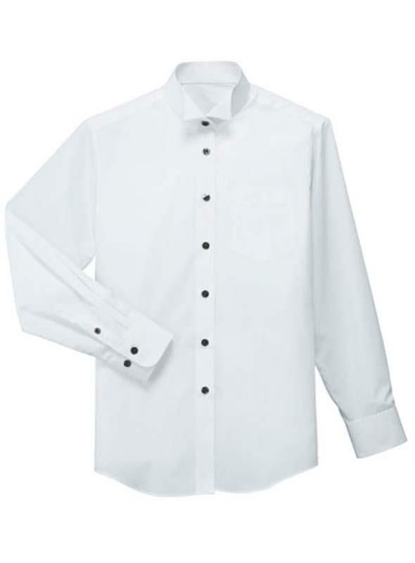 飲食 ウィングカラーシャツ [イスト/BL-427] ネクタイループ付き/女性用