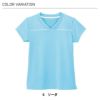 VネックTシャツ 介護［HM1589/カーシー]（SS-3L）女性用