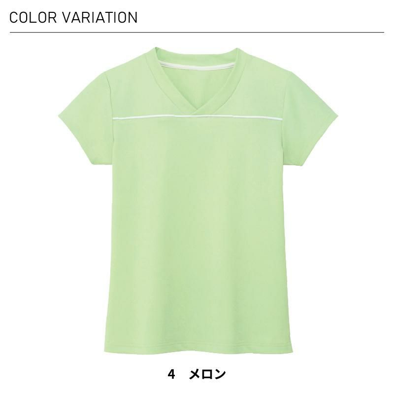 VネックTシャツ 介護［HM1589/カーシー]（4L-5L）男女兼用