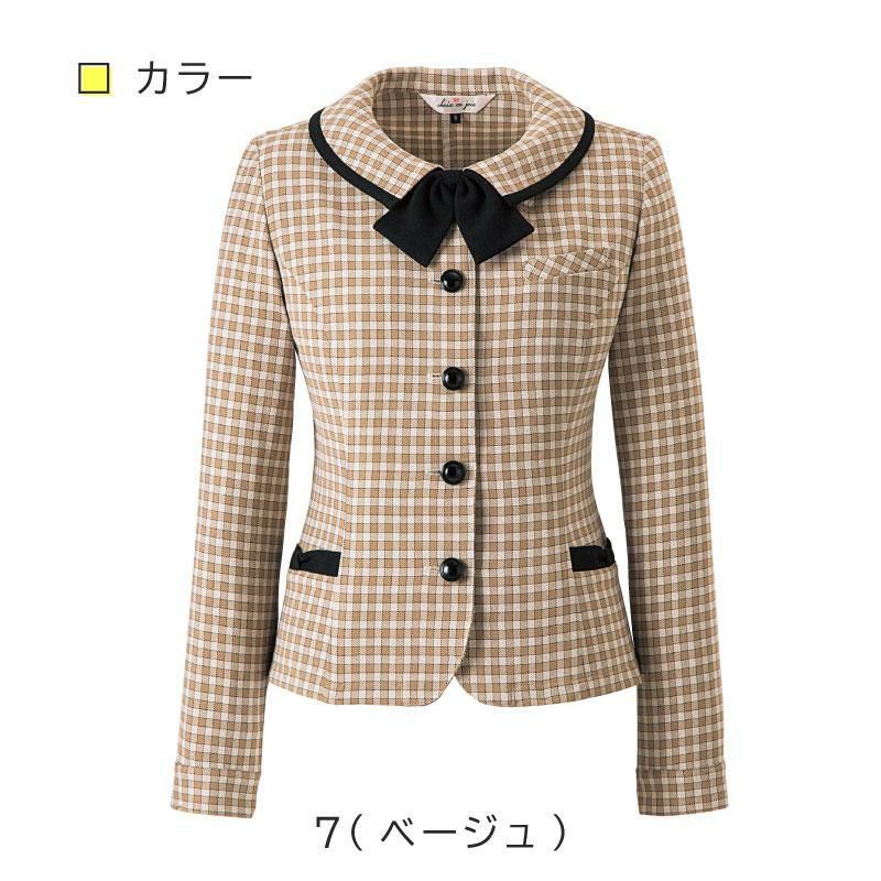 長袖オーバーブラウス [ジョア/21010](17-19号)