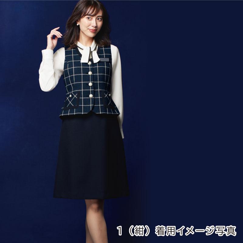 Aラインスカート58cm丈[ジョア/52023](17-19号)