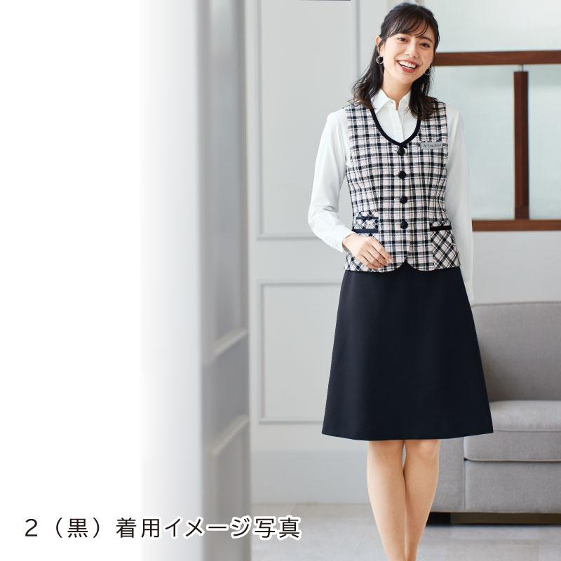 Aラインスカート58cm丈[ジョア/52023](17-19号)