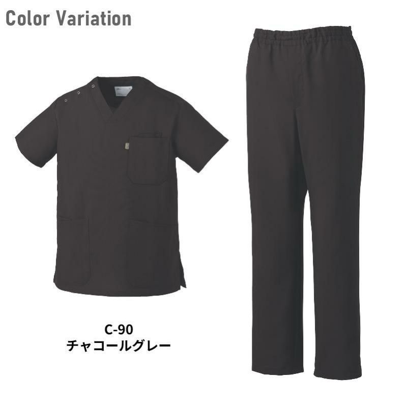 スクラブ+パンツ上下セット 男女兼用 ミズノ[MZ0021,MZ0022/チトセ