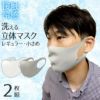 冷感立体マスク 2枚入【おたふく/N-8999】接触冷感 手洗いOK