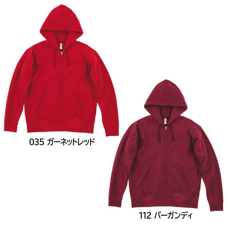 10.0オンスドライ裏フリースジップパーカーSS-3L[348/トムス]