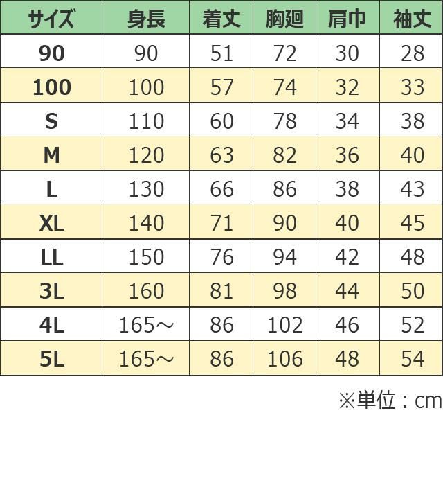 【3点セット】給食白衣 SET602-01 オリジナル 割烹着C型 （90 100 110 120 130）