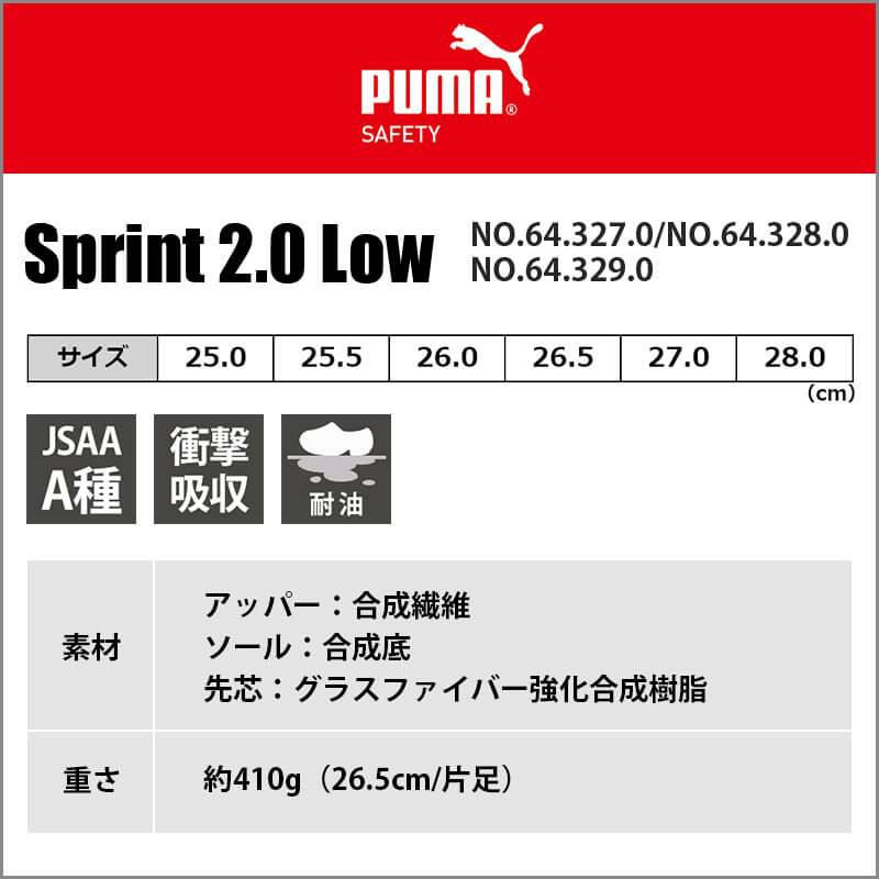 プーマ PUMA 安全靴 スニーカー ローカット エキサイト2.0ロー XCITE 2.0 Low セーフティシューズ 64.227.0 64.231.0 ユニワールド - 2