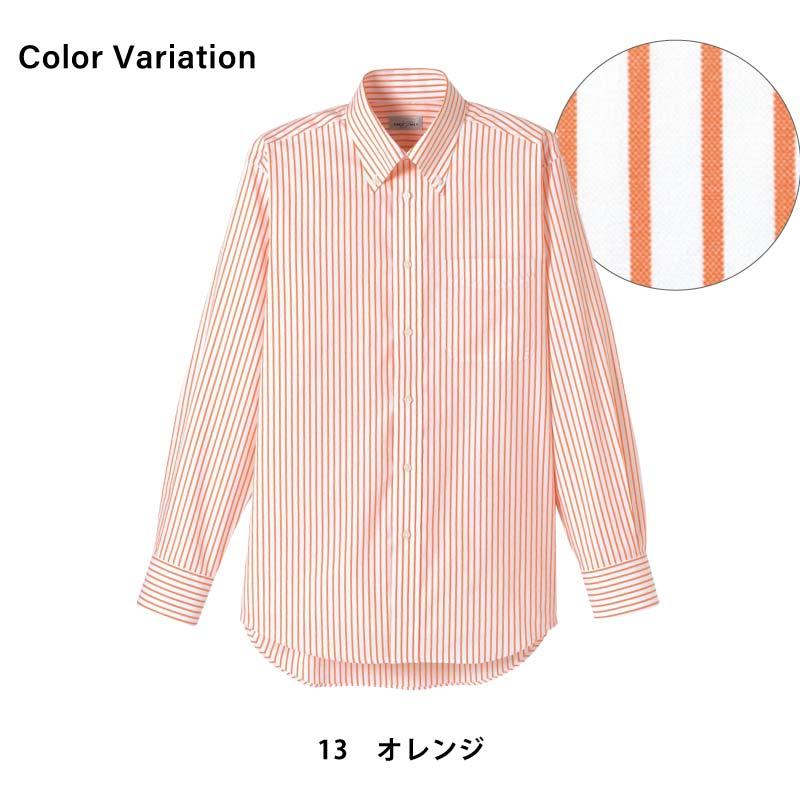 ストライプ長袖シャツ [FB4508U/ボンマックス]（SS-4L）