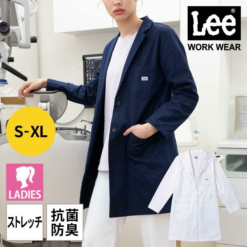 Lee レディースコート 医療 女性用[LMC73001/ボンマックス]（S-XL）