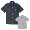 Lee メンズワーク半袖シャツ[LWS46002/ボンマックス]（S-XXL）