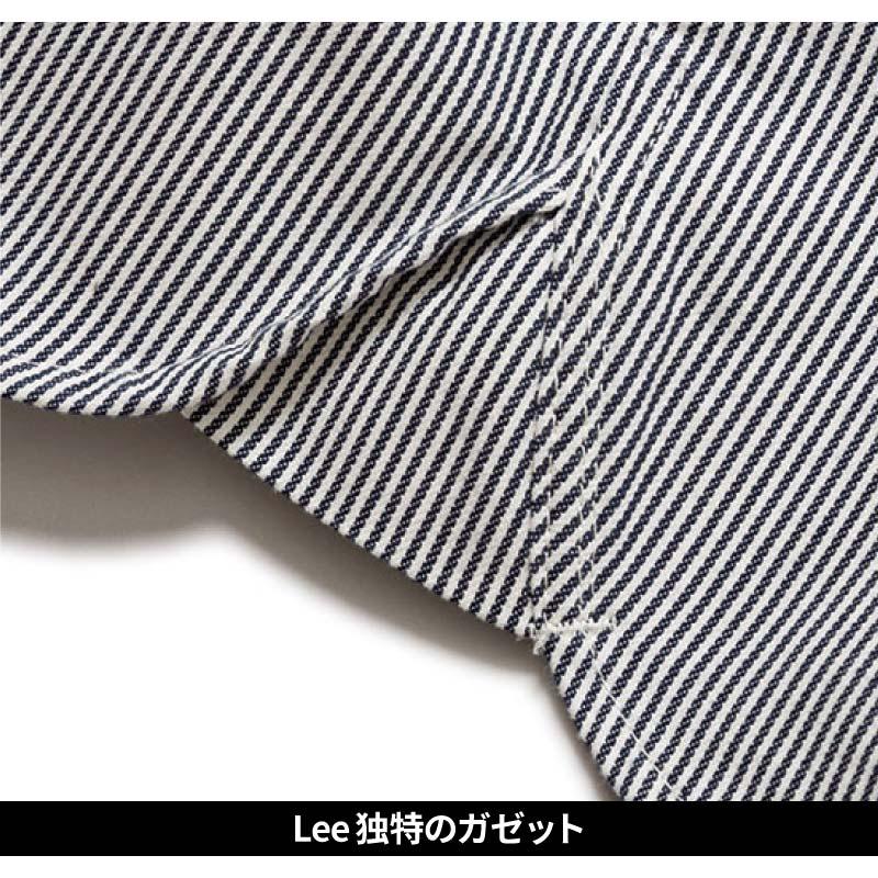 Lee メンズワーク半袖シャツ[LWS46002/ボンマックス]（S-XXL）