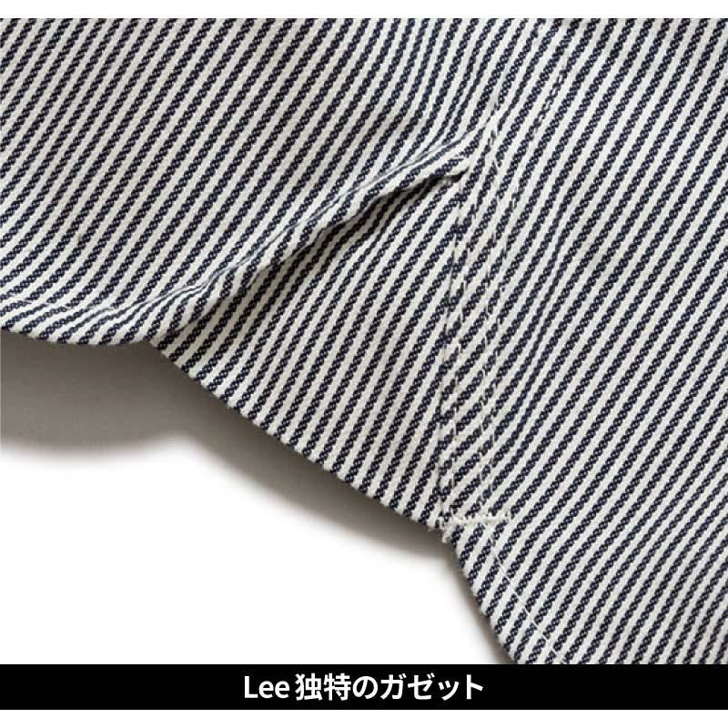 Lee メンズワーク半袖シャツ[LWS46002/ボンマックス]（S-XXL） イワキユニフォーム
