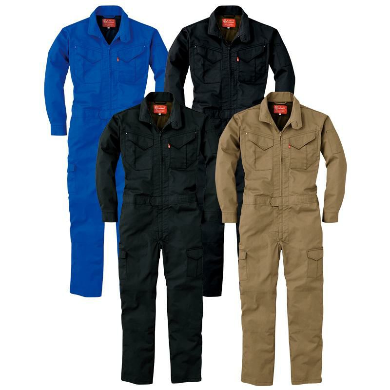 長袖ツナギ[GE627/エスケー・プロダクト] 5L｜作業服・作業着の通販