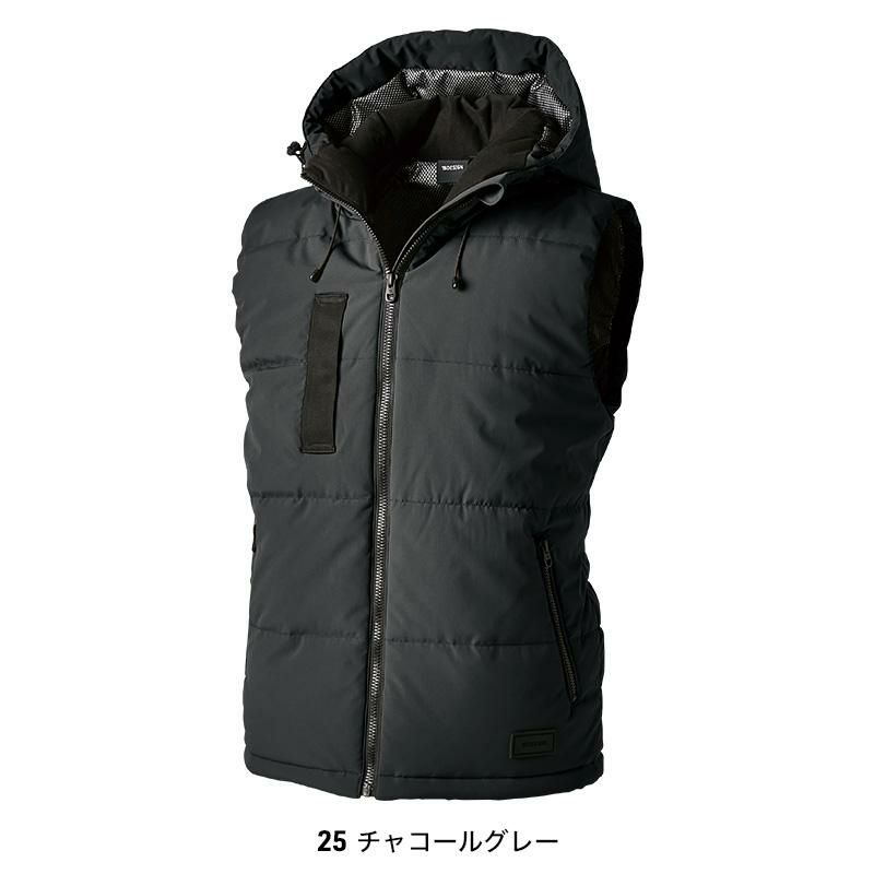 リフレクティブファイバーダウンベスト[藤和 TS DESIGN/1928] 5L-6L