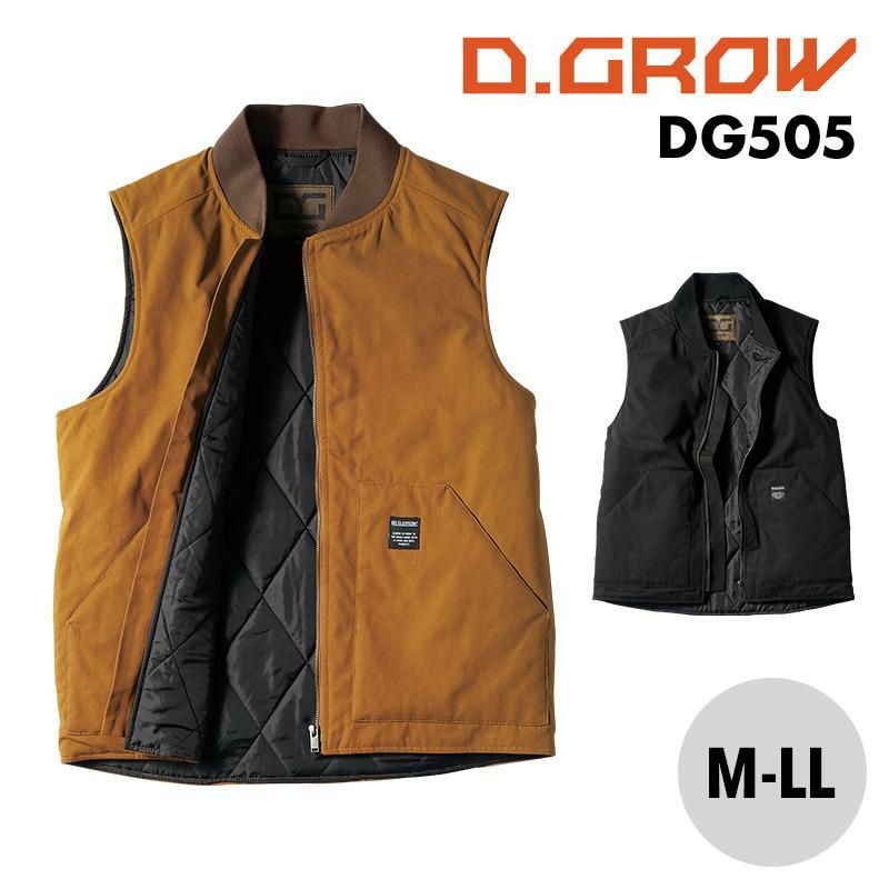 防寒ベスト [クロダルマ/DG505] 3L | イワキユニフォーム