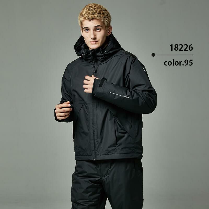 上下セット】メガヒート 防水防寒ジャケット&防水防寒パンツ [藤和/TS