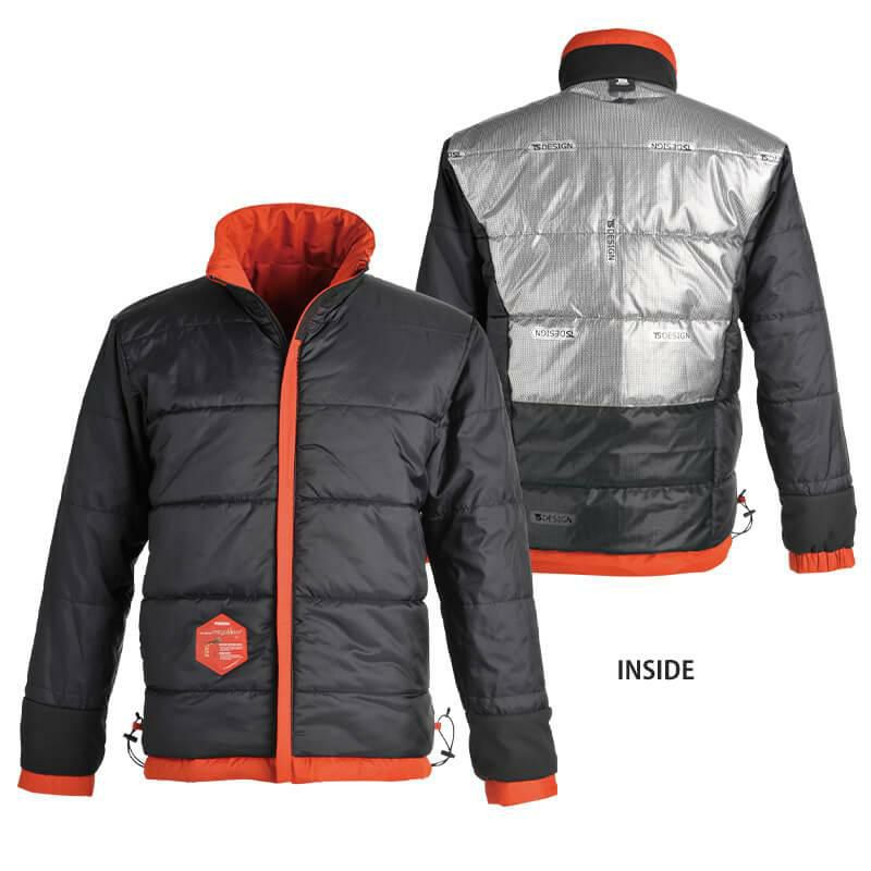 上下セット】メガヒートライトウォームジャケット&防水防寒パンツ[藤和